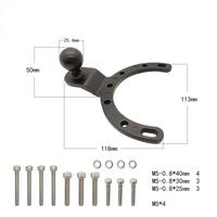 Gambar Motorcycle Adjustable Gas Tank Mount GPS Phone Camera Bracket Holder for Kawasaki Honda dari maasa undefined 3 Tokopedia