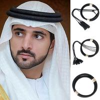 Gambar Oqal Igal Agal Eqal Egal Arab Headwear Shemag Saudi Headband Black Scarf Cord for Headscarf Keffiyeh Shemagh Wrap Muslim Tassel dari Casisina undefined 1 Tokopedia