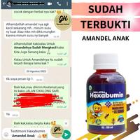 Gambar NEW PRODUK!!!! Obat Amandel Anak, Radang Tenggorokan Amandel, Obat Sirup Cair Untuk Menyembuhkan Sakit Amandel Anak, Mengatasi Tanggorokan Kering, Batuk Serak, Batuk Berdahak, Pengempis Amandel Bengkak, Penghilang Penyakit Amandel Bayi, Balita, Si Kecil - dari Alvarendra17 Store undefined 2 Tokopedia