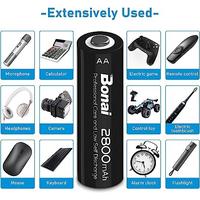 Gambar Murah Baterai Batre Battery AA Isi Ulang Bonai Recharge 2800 mAh Kapasitas Besar Harga 4 Batre A2 Eneloop (Terbaik) - Charger Only dari Bellaw Luxury undefined 2 Tokopedia