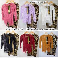 Gambar Set Kebaya Jadi Wisuda Kutubaru Rok Prada Setelan Kebaya Bali Sofia Bet Panjang Bisa Hijab Strait Melar Kebaya Wanita Kutu Baru Set Brukat Modern Hitam Putih Merah Pesta Kondangan M L XL XXL One Set Baju Kebaya Anak SMP SMA Kuliah Sekolah Kartini Pawai - 2 susun silver, S dari ANTIZA undefined 4 Tokopedia