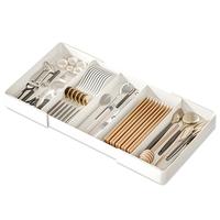 Gambar Expandable Tableware Organizer Silverware Drawer Kitchen Utensil Tray Adjustable Cutlery and Flatware Tray Home Kitchen Tool dari Kalsi Shop1 undefined 1 Tokopedia
