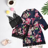Gambar ROSE LINGERIE SET 3 BRA CELANA & KIMONO ROBE Satin Korea Mewah Elegan dari PT ASFIRIYAH INTAN undefined 2 Tokopedia