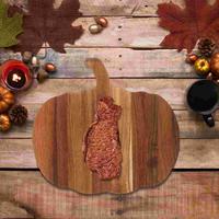 Gambar Charcuterie Platter for Cheese Bread Crackers Pumpkin Cutting Board Wooden Chopping Boards Serving dari Gurrok undefined 2 Tokopedia
