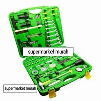 Gambar TEKIRO TOOL SET MEKANIK 130 PCS BOX PLASTIK - KUNCI SET 130PC MECHANIC dari warung makan angin undefined 1 Tokopedia