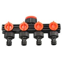 Gambar 1/2 Inch 4 Way Splitter Garden Water Hose Tap Internal10 B-1655 dari embongbastian undefined 3 Tokopedia