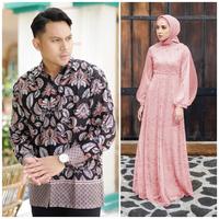 Gambar NB Couple Batik Gamis Kemeja Modern Wisuda Tunangan Lamaran Baju Kondangan Terbaru Couple 2023 Dress Bridesmaid Model Kebaya Tunik Batik Kekinian Seragam Wedding Pernikahan - Kemeja Nude, M dari .ABIMANYU undefined 3 Tokopedia