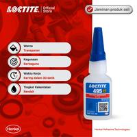 Gambar Henkel LOCTITE 495 Instant Adhesive Lem Instan Lem Super Glue 20 gr dari Cucustore12 undefined 2 Tokopedia