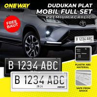 Gambar GUDANG PLAT JJ XPANDER Tatakan Dudukan Plat Nomor Mobil Akrilik Mika ONEWAY Premium dari GUDANG PLAT JJ undefined 2 Tokopedia