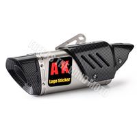 Gambar 51MM Universal R1 AK Motorcycle Exhaust Muffler Escape for Kawasaki Yamaha Honda Suzuki ETC Motorcycle Exhaust Modify Accessorie dari alianstorees undefined 4 Tokopedia