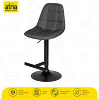 Gambar [RKM] KURSI BARSTOOL HML VANKA DARK GREY ATRIA - Black dari RumahKuModern undefined 3 Tokopedia