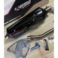 Gambar Knalpot Shijiro Standar Std Racing Special Edition SE Black Vespa dari Wear Mall undefined 2 Tokopedia