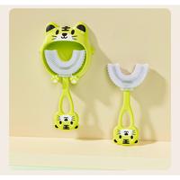 Gambar u-shape kids toothbrush cartoon frog print toothbrushes with holder children's toothbrush silicone cleaning toothbrushes dari acilang undefined 5 Tokopedia