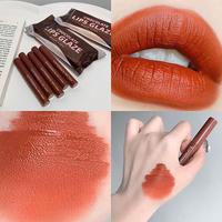Gambar 4Pr9! 【TERSEDIA & COD】 5 Buah Set Lip Glasir Coklat Tahan Air Cangkir Anti Lengket Lip Gloss Pelindung Warna Tahan Lama Set Lipstik Cair Matte Beludru Kosmetik Rias Bibir Lipgloss Gaya Pelajar D409 - colors, 5pcs dari foodmarket6 undefined 4 Tokopedia