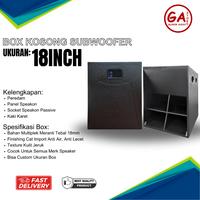 Gambar BEST BOX KOSONG SUBWOOFER SPEAKER PASIF TURBO 18 INCH BAHAN KAYU MERANTI KOKOH KUAT | GA dari Arlin Audio undefined 1 Tokopedia