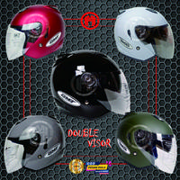 Gambar MISTRY HELM GMT CENTRO MODEL INK DOUBLE VISOR HALF F dari Mistry Auto undefined 2 Tokopedia