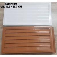 Gambar Alusi Pintu Pvc Lubang Angin Pintu Kamar Mandi 18.5 X 35.7 - Putih Coklat Hitam - Putih dari Henyxyz undefined 1 Tokopedia