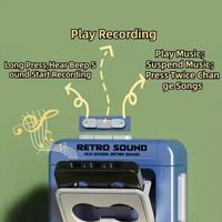 Gambar Gantungan Kunci Rekaman Kotak Musik Perekam Suara Mini Retro Keychain Pendant Tape Recorder Radio Player Gantungan Kunci Pasangan Hadiah Kado - Biru dari Soya Global undefined 4 Tokopedia