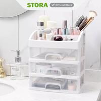 Gambar Titinsinarti Stora Ukuran M Organizer Kosmetik 3 Tingkat - Putih Tempat Makeup Susun Wadah Simpan Alat Dandan Cosmetic Rack Organiser Produk Kecantikan Rak Tempat Make Up dari titinsinarti undefined 1 Tokopedia