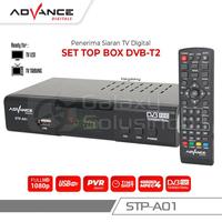 Gambar ADVANCE STP-A01 Set Top Box DVB-T2 - STB Penerima Siaran TV Digital dari GASOL SUMBERSARI undefined 2 Tokopedia