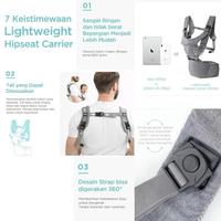 Gambar Gend27 Gendongan Mooimom Light Weight Hipseat Carrier dari Moryana Store undefined 2 Tokopedia