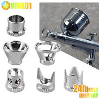 Gambar Airbrush Nozzle Cap Accessories Replacement Tool Normal Crown Tomahawk Splatter 6 Type Nozzles Cover Cap Spray Gun For Air Brush dari markuscell456 undefined 1 Tokopedia