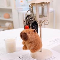 Gambar Lovely Luminous Plush Capybara Keychain PP Cotton Music Cartoon Couple Pendant Wagging Tail Funny Capybara Keyring Daily dari mirah nyelegenh91 undefined 5 Tokopedia