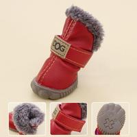 Gambar Dog Boots Warm Pet Snow Boots Waterproof Non Slip Winter Pet Dog Shoes Plush/PU Soft for 4Pcs/Set Cats dari Ikab siti fajriyah873 undefined 5 Tokopedia