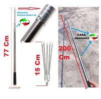 Gambar Ready Jt Harpoon Tombak Ikan 5 Prong Bahan Stainless Steel Kepala Tombak Cabang - KEPALA TOMBAK dari tokoantilo undefined 2 Tokopedia