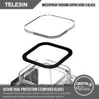 Gambar TELESIN GOPRO HERO 9 10 11 12 BLACK WATERPROOF HOUSING DIVE CASE 45M ORIGINAL QUALITY - Housing+Filter dari Volcom jaya undefined 3 Tokopedia