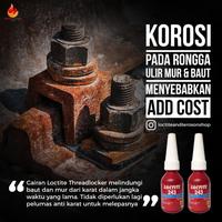 Gambar LEM BAUT LOCTITE 243 THREADLOCKER 10ML MENGUNCI IKATAN BAUT DAN MUR Limited dari MASPROPART undefined 2 Tokopedia