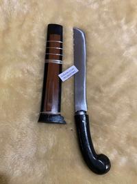 Gambar GOLOK ASLI CIBATU Golok polet baja per untuk memotong bambu dan kayu full tank - Cokelat dari RHAVSAKA ONE STORE undefined 2 Tokopedia