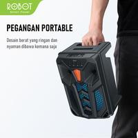 Gambar PROMO / TERMURAH Robot Speaker Karaoke Bluetooth 5.1 RB300 With RGB Light Microphone TERBAIK dari masudhahijbrlo undefined 5 Tokopedia