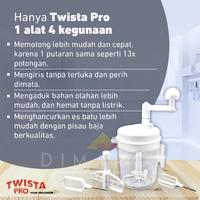 Gambar ID | TWISTA PRO - BLENDER MANUAL MULTIFUNGSI CHOPPER GILINGAN BUMBU DAGING CHOPER ALAT PENGILING TANPA LISTRIK MINI FOOD PROCESSOR BABY COPER ADONAN TANPA MESIN TARIK PENGGILING BUMBU CABE PENGOCOK TELUR MPASI MANUAL SERBAGUNA dari mardiahh1 undefined 3 Tokopedia