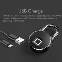 Gambar P22 - TUYA Smart Keyless APP Bluetooth Fingerprint Anti-Theft Padlock dari Kei Tenpo undefined 5 Tokopedia