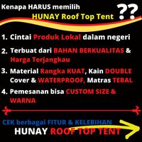 Gambar Tenda Mobil Camping Roof Top Tent Tenda Atap Atas Mobil Hunay - Fixed dari yoggggss undefined 3 Tokopedia