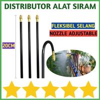 Gambar NOZZLE SPRAYER ADJUSTABLE KUNINGAN SELANG FLEKSIBEL 8MM SLIP LOCK PNEUMATIK / NOZLE SPUYER KRAN AIR ALAT SIRAM TAMAN KEBUN dari sriellina undefined 1 Tokopedia