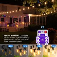 Gambar 15 Meter 30 Lampu LED Tenaga Surya Panel Listrik Fitting Kabel Tahan Air Dekorasi Cafe Lampu Outdoor - 7 Meter 10 LED dari Panasat Electro ID undefined 1 Tokopedia