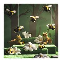 Gambar GD Boneka Kumbang Karakter Lucu Ukuran 21cm_Hitam/Kuning Lucu dari GUDANG FURNITURE SWEDIA undefined 5 Tokopedia