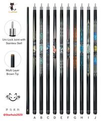 Gambar Stik Billiard CueMall Carbon Black Technology Pool Cue - Stick Billiard Carbon dari idepen undefined 1 Tokopedia