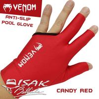 Gambar NewVenom Pool Glove - Anti Slip Red - Sarung Tangan Biliar Billiard Openprenium dari toko bani9 undefined 5 Tokopedia