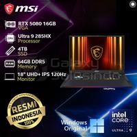 Gambar MSI RAIDER 18 HX AI A2XWIG-083ID GeForce RTX 5080 Intel Core Ultra 9 285HX 4TB SSD 64GB RAM Notebook Laptop Gaming dari Gasol WTC Surabaya undefined 2 Tokopedia