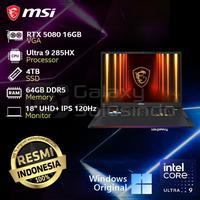 Gambar MSI RAIDER 18 HX AI A2XWIG-083ID GeForce RTX 5080 Intel Core Ultra 9 285HX 4TB SSD 64GB RAM Notebook Laptop Gaming dari Gasol WTC Surabaya undefined 3 Tokopedia