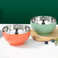 Gambar 12cm 304 Stainless Steel Kids Rice Bowl Double Layer Insulated Cereal Bowl Anti-Scalding Child Food Container Kitchen Tableware dari ADAM UCOK349 undefined 1 Tokopedia