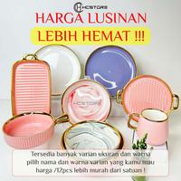 Gambar (Langsung Diproses) Piring Makan Keramik dan Mangkok Keramik List Gold Sultan Harga Lusinan Harga per 12pcs tahan panas microwavesafe - Pasti Diskon dari ptduangivanii undefined 2 Tokopedia