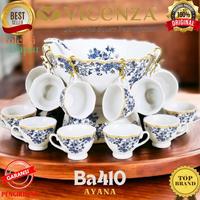 Gambar (Langsung Diproses) Wadah Es Buah atau Sup BA410 (wl Set) VICENZA motif AYANA + 12 , Perangkat mangkuk Sup wl Set dengan ukurannya yang besar 5000 ml cocok menjadi tempat saji minuman, dilengkapi mangkuk besar kecil untuk prasmanan, centong dan 12 pengait dari ptduangivanii undefined 2 Tokopedia