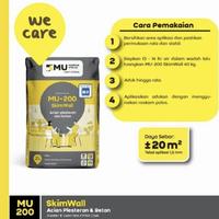 Gambar Mortar Utama MU 200 Acian Plester & Beton SkimWall MU200 - 40kg dari Teknik Multi Guna undefined 2 Tokopedia