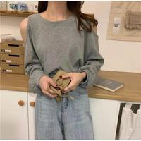 Gambar KOREAN OFF SHOULDER SWEATER - BAJU SABRINA SWEATER KOREA IMPORT 774 dari ANDI_MA undefined 3 Tokopedia