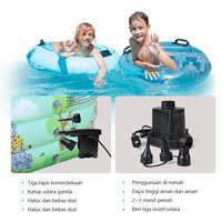 Gambar Beli 1 Dapat 5 kolam renang anak 1 set pompa/kolam renang anak jumbo 3.1 meter 3 Rings Thick rubber inflatable swimming pool/kolam renang/Kolam Renang Anak Anak / Kolam Renang Besar Jumbo/ Kolam Renang Anak Kolam 3 Layer 150cm Renang Tiup Bahan Kuat dari Kusman men undefined 4 Tokopedia