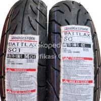 Gambar BAN BRIDGESTONE BATTLAX SC 110 120 130 140 150 RING 12 / 13 / 14 / 15 Siap Kirim - 110/70 12 dari Nirwana Quoso ( NQ ) undefined 2 Tokopedia